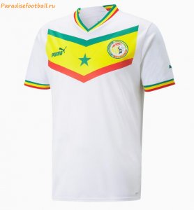 2022 World Cup Senegal Home Soccer Jersey Shirt