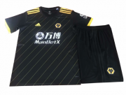 Kids Wolverhampton Wanderers 2019-20 Away Soccer Shirt With Shorts