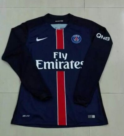 2015-16 PSG Home Soccer Jersey LS