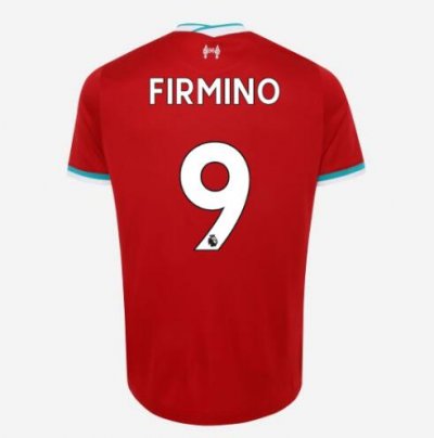 2020-21 Liverpool Home Soccer Jersey Shirt FIRMINO #9