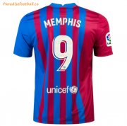 2021-22 Barcelona Home Soccer Jersey Shirt with MEMPHIS DEPAY 9 printing