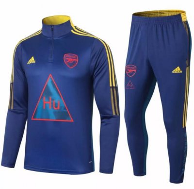 2020-21 Arsenal Human Race Training Suits Sweatshirt With Pants