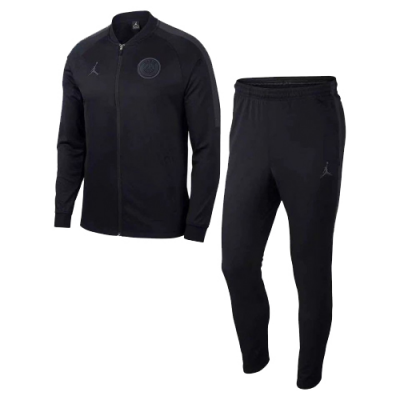 18-19 PSG JORDAN 3rd Away Black Training Kit Jacket and Pants