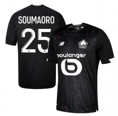 2020-21 LOSC Lille Away Soccer Jersey Shirt SOUMAORO #25