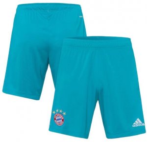 2020-21 Bayern Munich Goalkeeper Blue Soccer Shorts