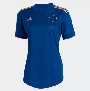 2021-22 Cruzeiro Women Home Soccer Jersey Shirt