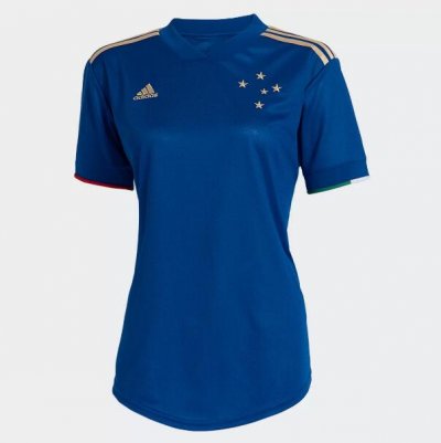 2021-22 Cruzeiro Women Home Soccer Jersey Shirt