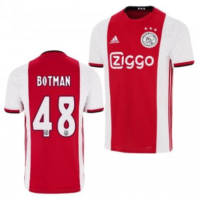 2019-20 Ajax Home Soccer Jersey Shirt Sven Botman 48