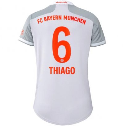2020-21 Bayern Munich Women Away Soccer Jersey Shirt Thiago #6