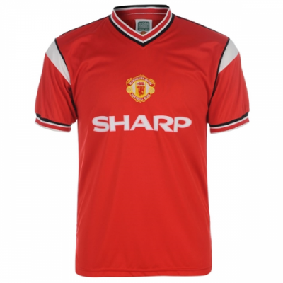 84-85 Manchester United Retro Home Soccer Jersey Shirt