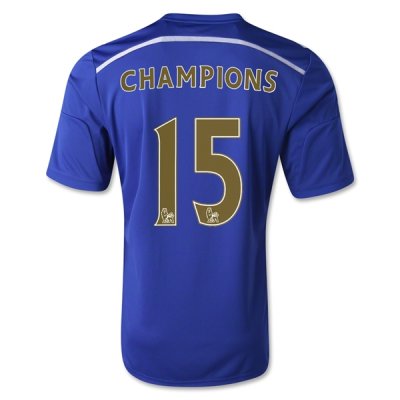 2014-15 Chelsea Home Champions Soccer Jersey