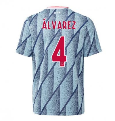 2020-21 Ajax Away Soccer Jersey Shirt Edson Alvarez #4