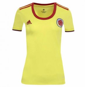 Women's 2020 Colombia Home Soccer Jersey Shirt