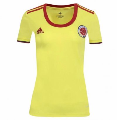 Women's 2020 Colombia Home Soccer Jersey Shirt