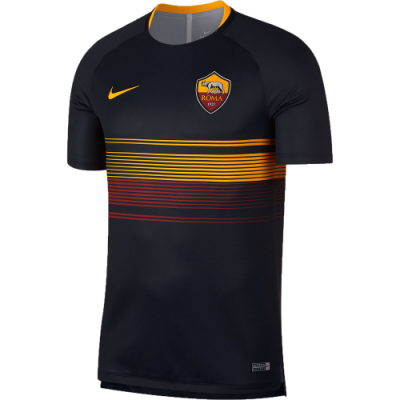 2018-19 Roma Black Pre-Match Training Shirt