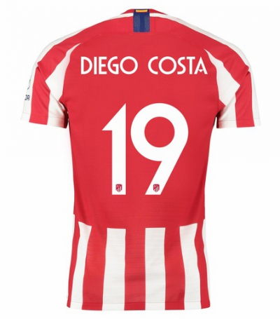 2019-20 Atletico Madrid Home Soccer Jersey Shirt Diego Costa 19
