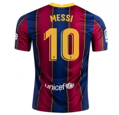 2020-21 Barcelona Home Soccer Jersey Shirt LIONEL MESSI #10