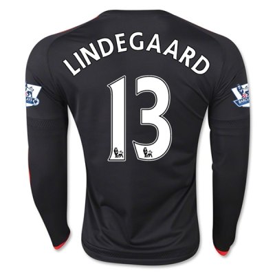 2015-16 Manchester United LINDEGAARD 13 LS Third Soccer Jersey