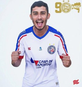 2021-22 Esporte Clube Bahia Home Soccer Jersey Shirt