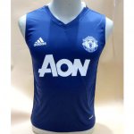 2016-17 Manchester United Blue Vest Sleeveless Soccer Shirt