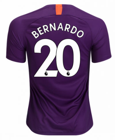 2018-19 Manchester City Third Soccer Jersey Shirt Bernardo Silva #20