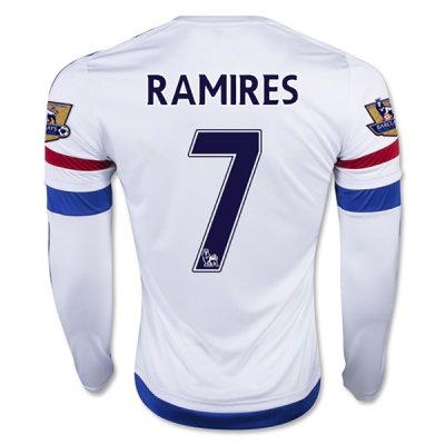 2015-16 Chelsea RAMIRES #7 LS Away Soccer Jersey
