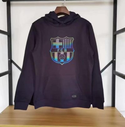 2020-21 Barcelona Purple Hoody Sweater Top