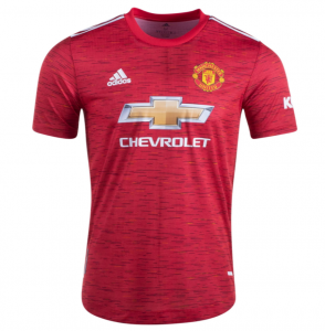 2020-21 Manchester United Home Red Soccer Jersey Shirt Player Version