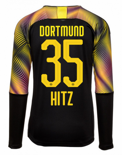 2019-20 Borussia Dortmund Third Goalkeeper LS Soccer Jersey Shirt Hitz 35