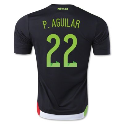 2015 Mexico P. AGUILAR #22 Home Soccer Jersey