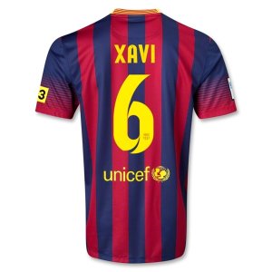 13-14 Barcelona #6 XAVI Home Soccer Jersey Shirt 13-14 Barcelona #6 XAVI Home Soccer Jersey Shirt