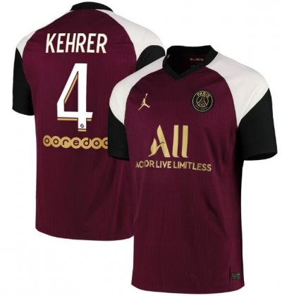2020-21 PSG Third Away Soccer Jersey Shirt Kehrer 4
