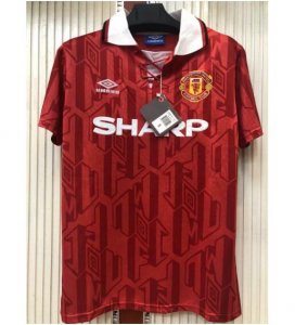 1994 Manchester United Retro Home Soccer Jersey Shirt