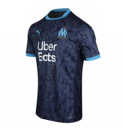 2020-21 Olympique Marseille Away Soccer Jersey Shirt