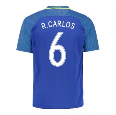 2016 Brazil R.Carlos 6 Away Soccer Jersey