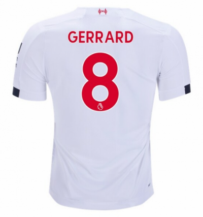 2019-20 Liverpool Away Soccer Jersey Shirt Steven Gerrard #8