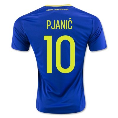 2016 Bosnia and Herzegovina PJANIC #10 Home Soccer Jersey