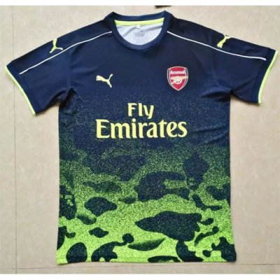 2017-18 Arsenal Navy Green Training Shirt