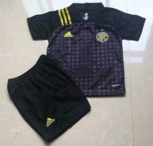 Kids Columbus Crew 2020-21 Away Black Soccer Kits Shirt With Shorts