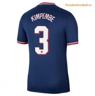 2021-22 Maillot PSG Domicile Cup Home Soccer Jersey Shirt Kimpembe 3 printing