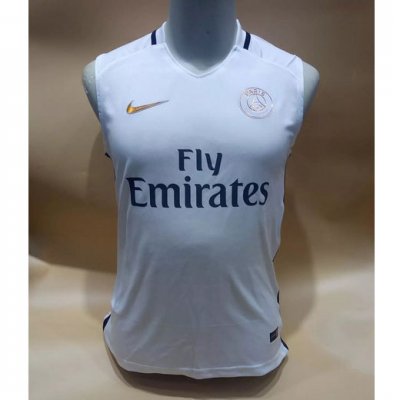 2016-17 Psg White Vest Sleeveless Soccer Shirt