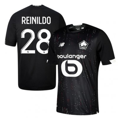 2020-21 LOSC Lille Away Soccer Jersey Shirt REINILDO #28