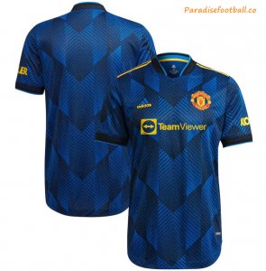 2021-22 Manchester United Third Away Soccer Jersey Shirt Player Version
