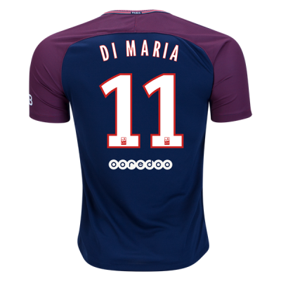 PSG 2017-18 Di Maria #11 Home Soccer Jersey