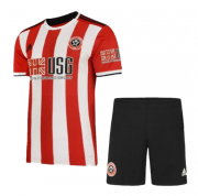 Kids Sheffield FC 2019-20 Home Soccer Shirt With Shorts