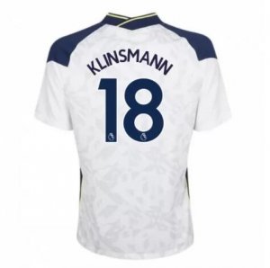 2020-21 Tottenham Hotspur Home Soccer Jersey Shirt KLINSMANN 18
