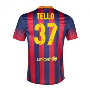 13-14 Barcelona #37 Tello Home Soccer Jersey Shirt 13-14 Barcelona #37 Tello Home Soccer Jersey Shirt