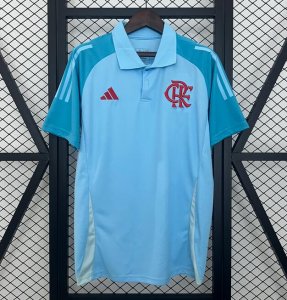2025-26 Flamengo Blue Polo Shirt