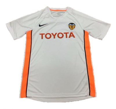 2006 Valencia Retro Home Soccer Jersey Shirt