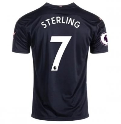 2020-21 Manchester City Away Soccer Jersey Shirt RAHEEM STERLING #7